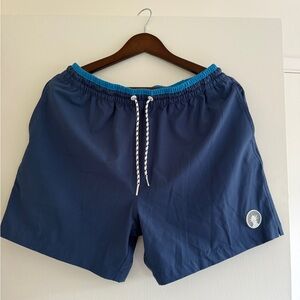 Chubbies Navy Blue Swim Board Shorts